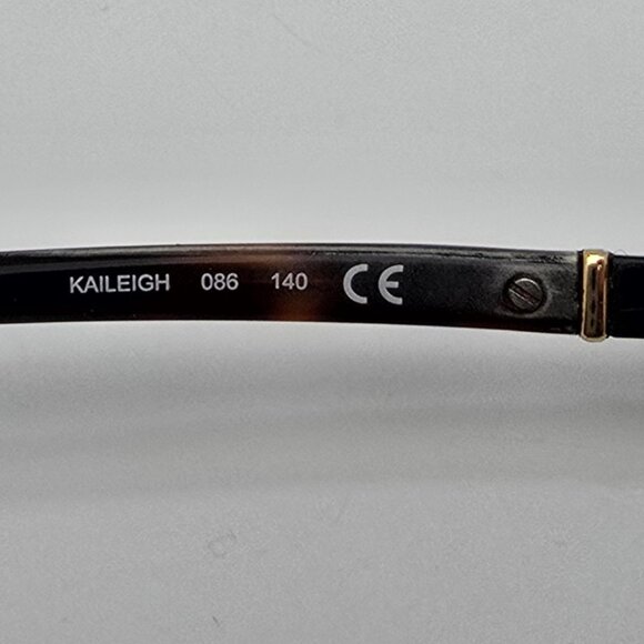 Kate Spade New York Kaileigh 086 Havana Eyeglasses Frame w/ Flexhinge 52-15-140 - Picture 7 of 10